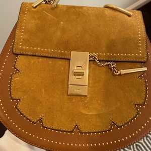 Chloe Suede Purse, Brown
